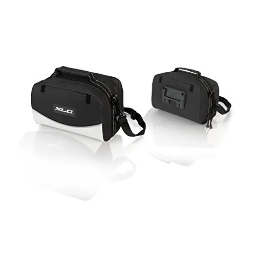 XLC Unisex Lenkertasche Traveller BA-S66, Schwarz Grau