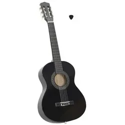 vidaXL Klassikgitarre für Anfänger - Klassische Gitarre für Kinder und Amateure, aus massivem Lindenholz mit hervorragender Klangqualität und schönem Design – ideal für den Einstieg in die Musik.