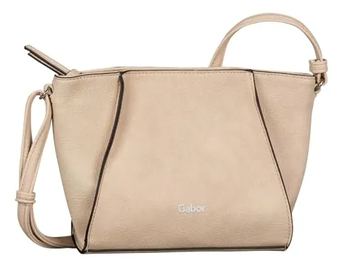 Gabor Alison Damen Umhängetasche S - Weiß - Elegante Umhängetasche aus Kunstleder, ideal für trendbewusste Frauen. Maße: 24x7x17 cm, mit praktischem Reißverschluss für sicheren Halt.