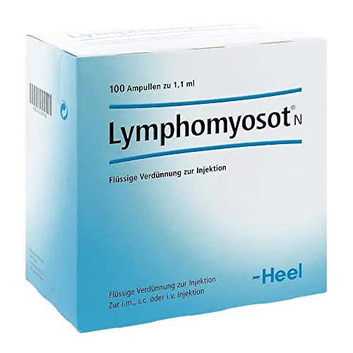 Lymphomyosot N 100 ST - Homöopathisches Arzneimittel zur Injektion, ideal zur Unterstützung des Immunsystems, ohne bekannte Nebenwirkungen. Perfekt für eine sanfte Behandlung.