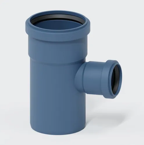 Abzweigrohr 90/50/87,5 aus PPE Poloplast NEU von Poloplast