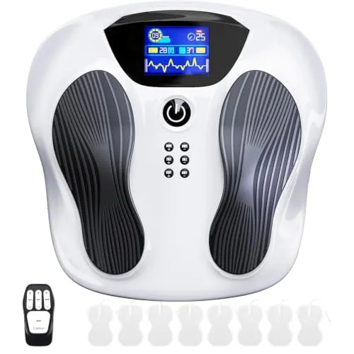 Creliver Medic Pro Durchblutungsstimulator Füße Beine, TENS & EMS Fußmassagegerät, Reduziert Fuß- und Beinschmerzen sowie Schwellungen, Verbessert die Durchblutung