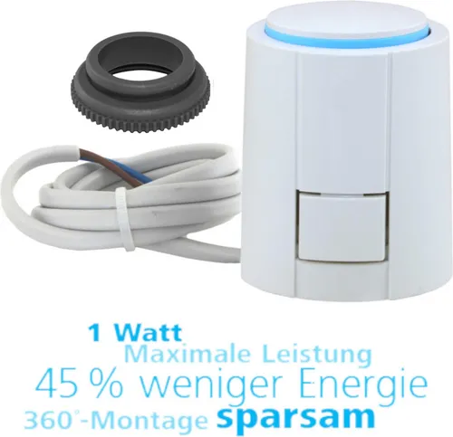 Thermoantrieb 230V NC mit VA50, Ersatz für Honeywell & Braukmann 230V NC