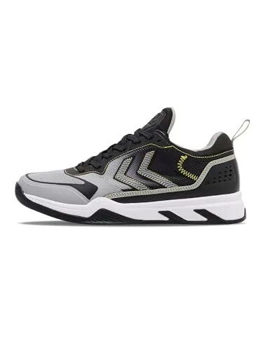 Hummel Uruz 2.0 Alloy 11,5 - Hallenschuhe mit atmungsaktivem Obermaterial aus 100% recyceltem Mesh und innovativer Reach-Zwischensohle für optimale Dämpfung und Traktion.