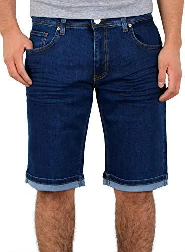 ESRA Herren Jeans Shorts A363 – Bequeme Sommerhose - Die ESRA Herren Jeans Shorts A363 vereinen lässigen Komfort mit hochwertiger Verarbeitung. Ideal für den Sommer, bieten sie eine perfekte Passform und sind in großen Größen erhältlich. Der 5-Pocket Style und der Stretch sorgen für Bewegungsfreiheit.