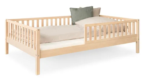 Ehrenkind Kinderbett Livo aus massivem Buchenholz in beige von Ehrenkind