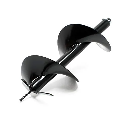 Wiltec Erdlochbohrer Bohrschnecke 300mm Ø