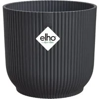 Elho Blumentopf Vibes Fold Rund Ø 25 cm Anthrazit von Elho