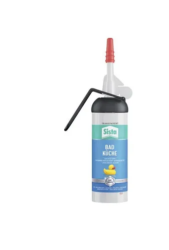 Sista Silicon-Dichtungsmasse Bad & Küche 100 ml, weiß - Dicht- & Spachtelmassen für Badezimmer und Küche, bietet hervorragende Haftung und Wasserdichtigkeit für langlebige Abdichtungen.
