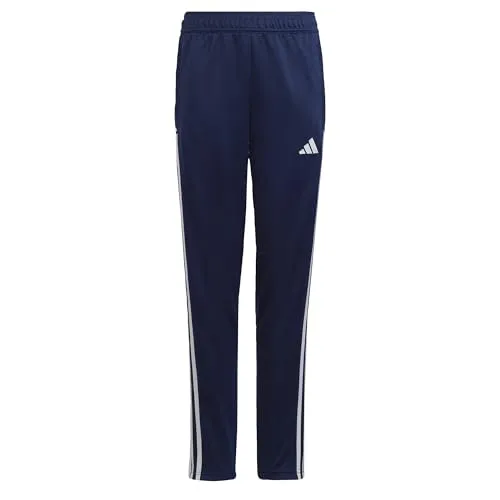 adidas Unisex Kinder Tiro23l Tr Pnty Pants, Team Navy Blue 2, 9-10 Jahre EU - Sporthose für Kinder mit adidas-Logo, ideal für aktive Freizeit und Sport mit bequemem, normalem Schnitt.