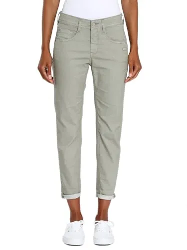 GANG AMELIE CROPPED Jeans, uni(driedsagebijou), Gr. 28 - Stylische Jeans im Cropped-Style, perfekt für den Sommer und vielseitig kombinierbar.