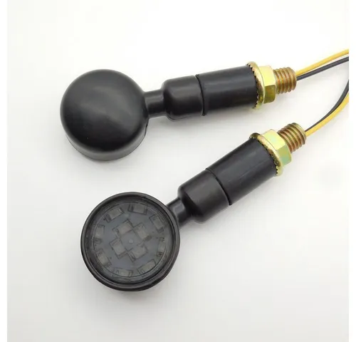 LED Blinker Motorrad RV299 – ECE zugelassen, getönt schwarz, 2 Stück - Hochwertige Lumitecs LED Blinker für Motorräder, unsichtbar integriert für eine elegante Optik. Mit schneller Reaktionszeit und starker Leuchtkraft, ideal für alle 12V Motorräder. E-Zulassung für legale Straßenbenutzung.