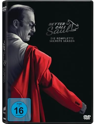 Better Call Saul - Staffel 6 auf DVD - Fesselnde 6. Staffel der beliebten Serie, jetzt auf DVD in deutscher Originalversion, inklusive Untertiteln und ideal für Serienliebhaber.