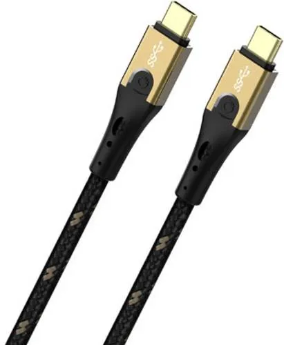 Oehlbach USB-Kabel USB 3.2 Gen2 - USB-C Stecker, 1.00 cm lang, robust und ideal für schnelle Datenübertragungen