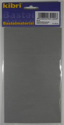 Kibri 34124 H0 Kopfsteinpflasterplatte