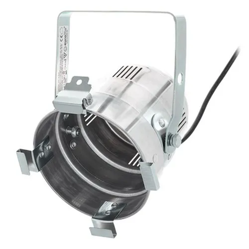 Eurolite PAR-38 Spot Halogen-PAR-Scheinwerfer Silber - Licht-Effekte: Leistungsstarker PAR-38 Scheinwerfer mit E-27 Fassung für brillante Lichtakzente und professionelle Beleuchtung.