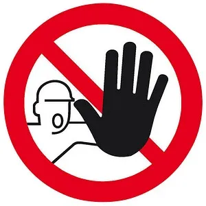 SafetyMarking Verbotsaufkleber