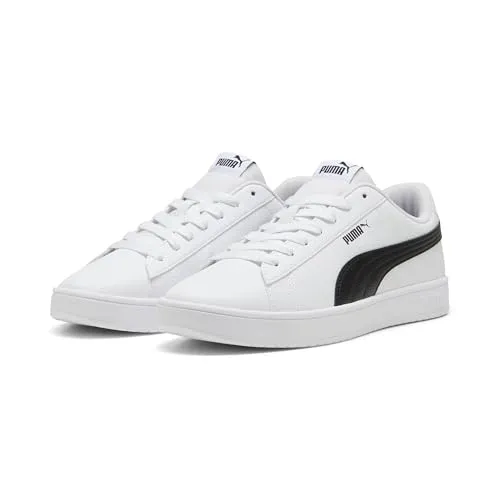 PUMA Unisex's Rickie Classic Sneaker Größe 39 - Stilvoll in Weiß und Schwarz - Herren-Sneaker mit PUMA Branding, gepolstertem Kragen und Zunge für hohen Tragekomfort und modernes Design.