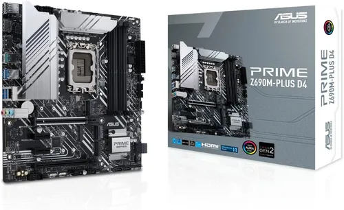 Produktbild ASUS Prime Z690M-Plus D4 Intel Sockel 1700 Mainboard Intel Z690 USB 3.2 M.2 DDR4