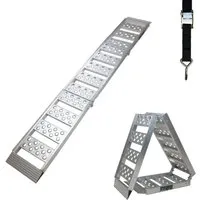 TRUTZHOLM 1x Auffahrrampe 2-Fach Klappbar 198cm
