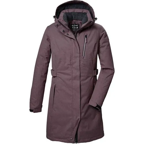 Killtec Winter-Funktionsparka KOW 303 - Damen Funktionsjacke in Melange Optik, 100% wasser- und winddicht mit atmungsaktiver Membran und kuscheligem Teddyfleece für optimalen Komfort im Winter.