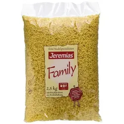 Jeremias Nudeln, Jeremias Gabelspaghetti Family Frischei kochstabile Nudeln 2500g