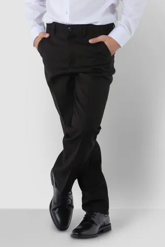 SANDER STELLAN Anzughose Festlicher Kinder Anzughose Jungen Hochzeit Hose Slim Fit schwarz festlich, elegant