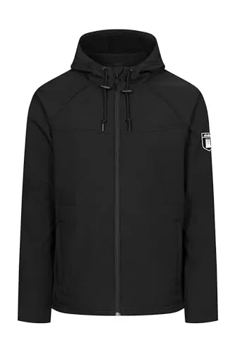 DERBE Isleby Softshelljacke für Herren, Gr. L, schwarz von Derbe