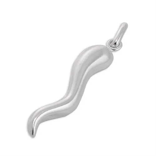 Sterlingsilber Cornicello Horn Charm Anhänger