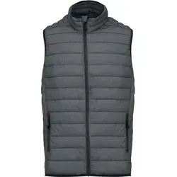 Kariban Herren Steppweste in Dunkelgrau - 4XL - Leichte und warme Steppweste für Herren, ideal für kühle Tage. Mit 2 praktischen Reißverschlusstaschen und komprimierbar im Aufbewahrungsbeutel. Perfekt für den täglichen Einsatz und vielseitig kombinierbar.