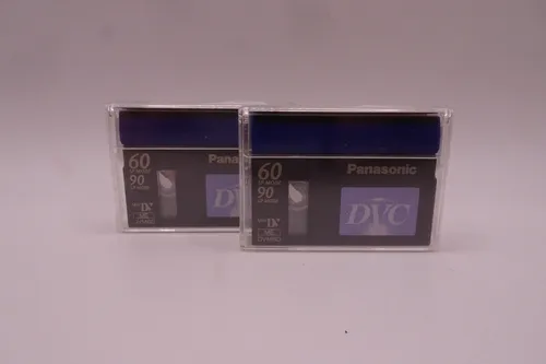 2x Panasonic Mini DV Kassette - 90min Aufnahmekapazität DVM60 - NEU vom Händler!