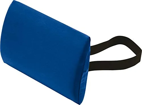 THERALINE Lordosekissen 32x23 cm - Ergonomische Unterstützung für Lendenwirbelsäule - Lendenkissen zur Linderung von Rückenschmerzen, ideal für Auto, Büro & Zuhause. Mit abnehmbarem Halteband für optimale Stabilität und Komfort.