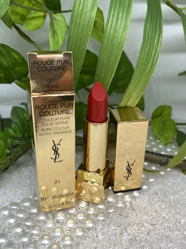YSL ROUGE PUR COUTURE Lipstick Lippenstift 21 Rouge Paradoxe ROT 3,8g *neu* ❤️