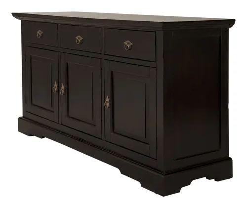 SIT-Möbel Samba Sideboard - Akazie Antikfinish, 148 x 44 x 83,5 cm - Elegantes Sideboard aus Akazienholz im Antikfinish, ideal für stilvolle Wohnräume und bietet viel Stauraum.