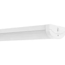 LEDVANCE LED-Anbauleuchte 840 LNSF1200P32W840 IP44 - Waschtrockner mit IP44 Schutzart, ideal für öffentliche Gebäude. Hohe Lichtausbeute von bis zu 137 lm/W und langlebig mit 70.000 Stunden Lebensdauer für effiziente Beleuchtung.