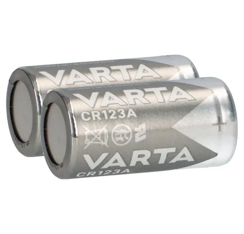 VARTA 2x Varta Photobatterie CR123A Lithium 3V 1480mAh 1er Blister Batterie
