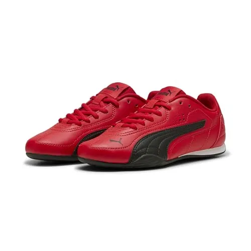 PUMA Catch Teenager Sneaker, All Time Red x Black, 37 EU - Sneaker für Teenager mit coolem Design, ideal für sportliche Aktivitäten und den Alltag.