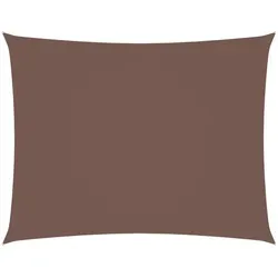 furnicato Sonnensegel 3 x 4,5 m Braun – UV-Schutz und wetterfest