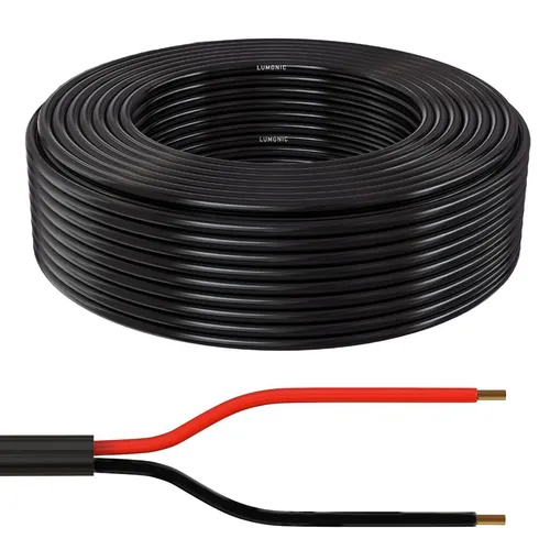 20m FLRYY Fahrzeugleitung 2x0,75mm² rund Kabel KFZ Anhängerkabel Niedervolt