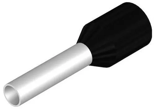 Weidmüller 1476330000 Aderendhülse 1.5mm² Teilisoliert Schwarz 100St.