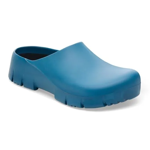 Birkenstock Super Birki 2.0 Polyurethan Clog OB ink blue - Clogs mit rutschhemmender Sohle, wasser- und schmutzabweisend sowie pflegeleicht. Ideal für Beruf und Freizeit, bietet ein anatomisches Korkfußbett für hohen Komfort.