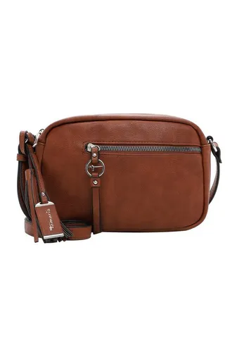 Tamaris Umhängetasche TAS Nele 32800 Damen Handtaschen Uni cognac 700 - Umhängetasche mit strukturiertem Hauptfach, ideal für den Alltag. Maße: 25 x 17 x 7 cm, stylish und praktisch zugleich.