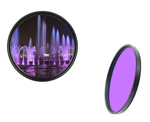 dHD DIGITAL Marken 72mm Farbfilter lila Full Filter Markenfilter 72 mm