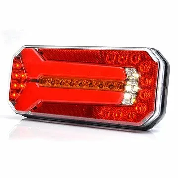 LED Heckleuchte 7 Funktionen 12V 24V L/R 1114 DD - Rückleuchten mit 7 Funktionen für optimale Sichtbarkeit, geeignet für 12V und 24V Fahrzeuge, ideal für Sicherheit im Straßenverkehr.