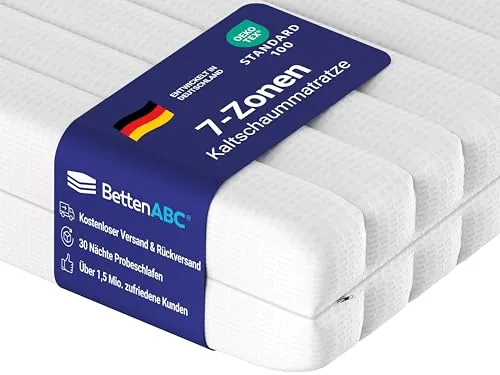 Produktbild Betten-ABC KSP-500 – 7-Zonen-Kaltschaummatratze mit waschbarem Bezug