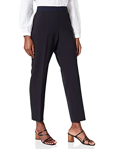 Raphaela by Brax Style LIV Navy 42K - Schmale Pull-On Hose - Damen-Hosen mit dynamischem Stretch-Dehnbund für optimalen Tragekomfort und elegante, sportliche Optik.