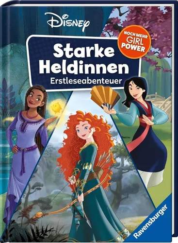 Ravensburger 49820 Disney: Starke Heldinnen 3 - Erstleseabenteuer 7-9 Jahre