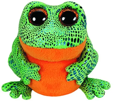 TY 36123 - Speckles Frosch mit Glitzeraugen, glitzerndem Rücken und Beinen, Glubschi's, Beanie Boo's, 15 cm, grün