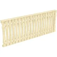 Skan Holz Seitenwand Balkonschalung 255 x 96 cm Fichte Natur - Zubehör für Terrassenüberdachungen, aus hochwertiger nordischer Fichte, ideal als dekorative Brüstung für Ihre Überdachung.