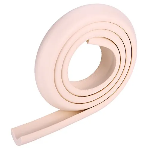 Eckenschutz, 2 m, Sicherheitskante, L-Form, Anti-Schock, Kantenschutz und Ecken für Tisch für Baby und Kinder (Rosa)